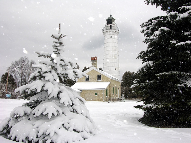 cana island in the snow